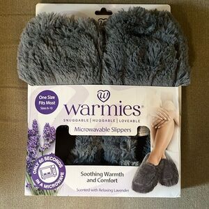 Warmies Microwavable Slippers with Lavender